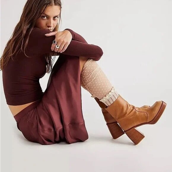 Free People Women's Ruby Shine Platform Boots - Picture 1 of 16
